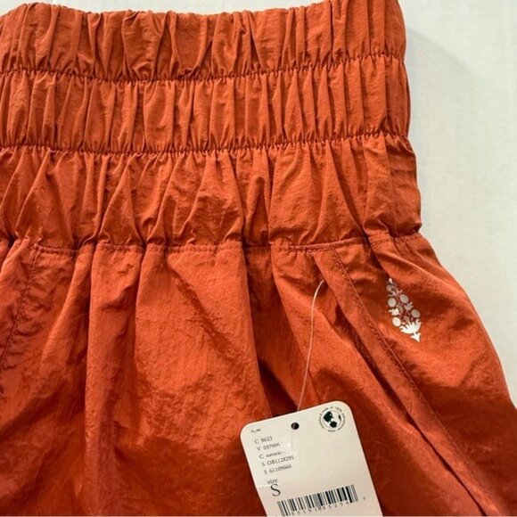 Free People FP Movement Shorts Womens Way Home Red Earth Size Small NWT Liner - Picture 7 of 11